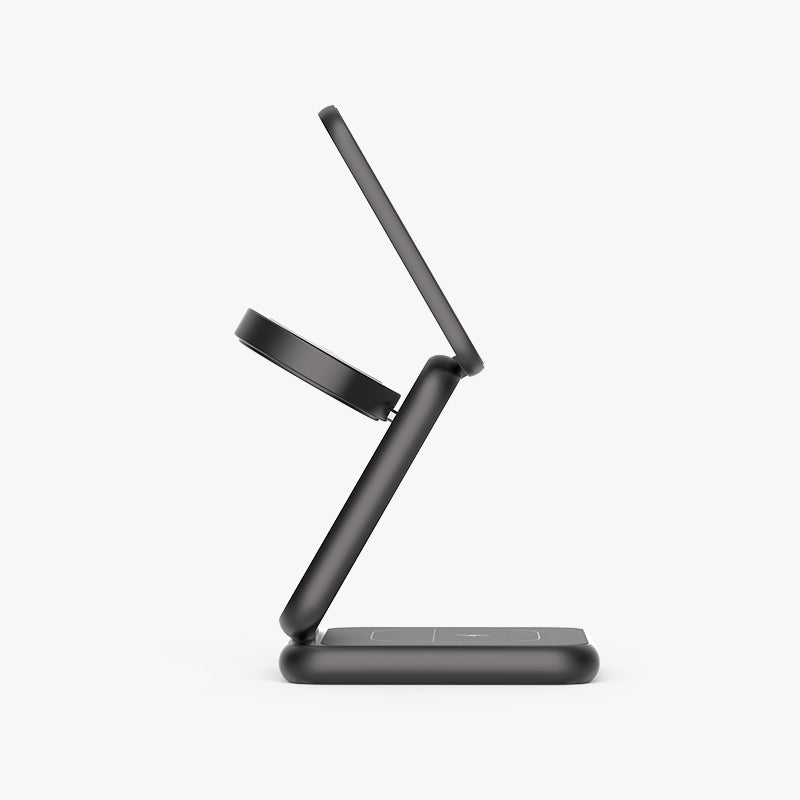 Mini Foldable Wireless Charging Station 3 in 1
