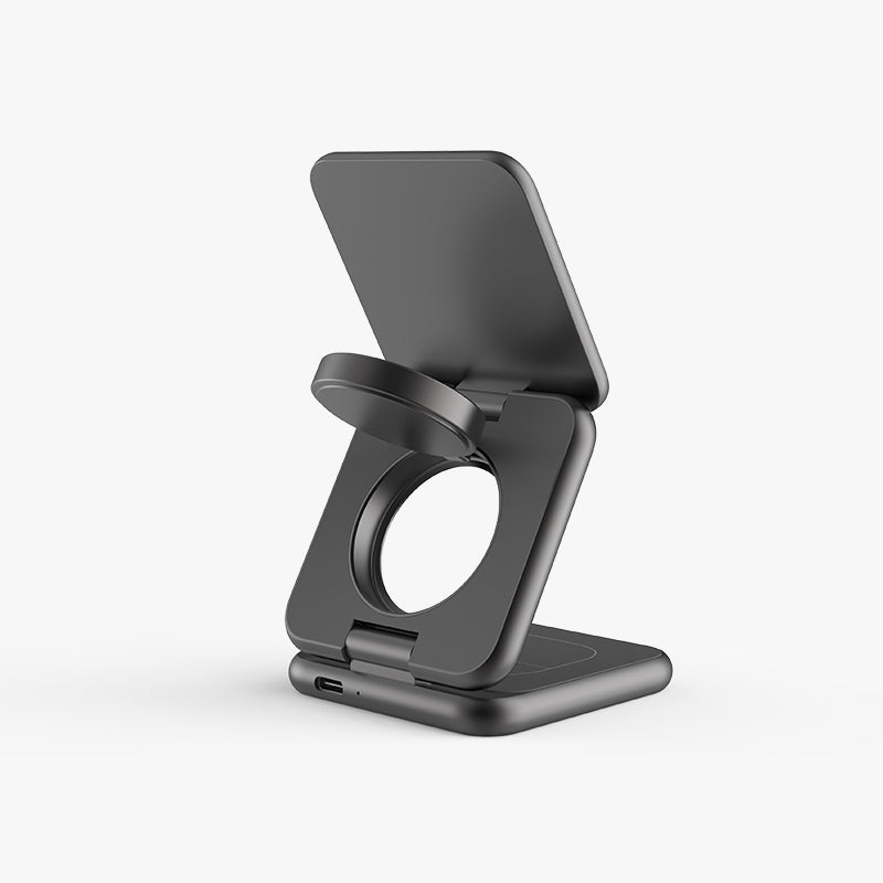 Mini Foldable Wireless Charging Station 3 in 1