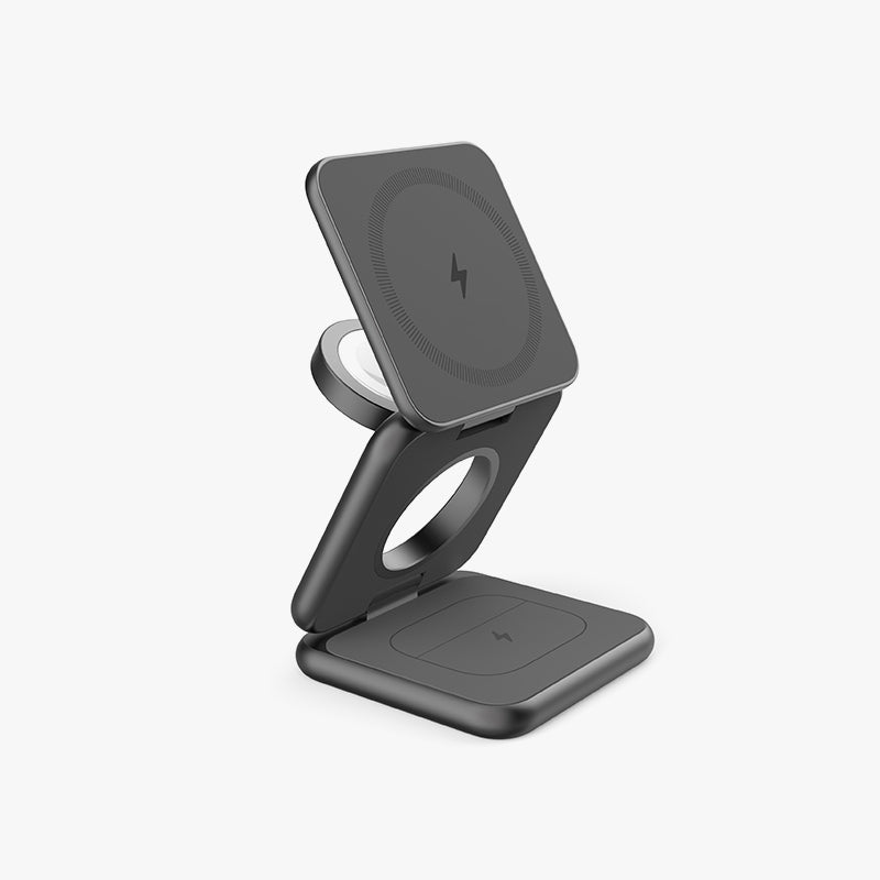 Mini Foldable Wireless Charging Station 3 in 1