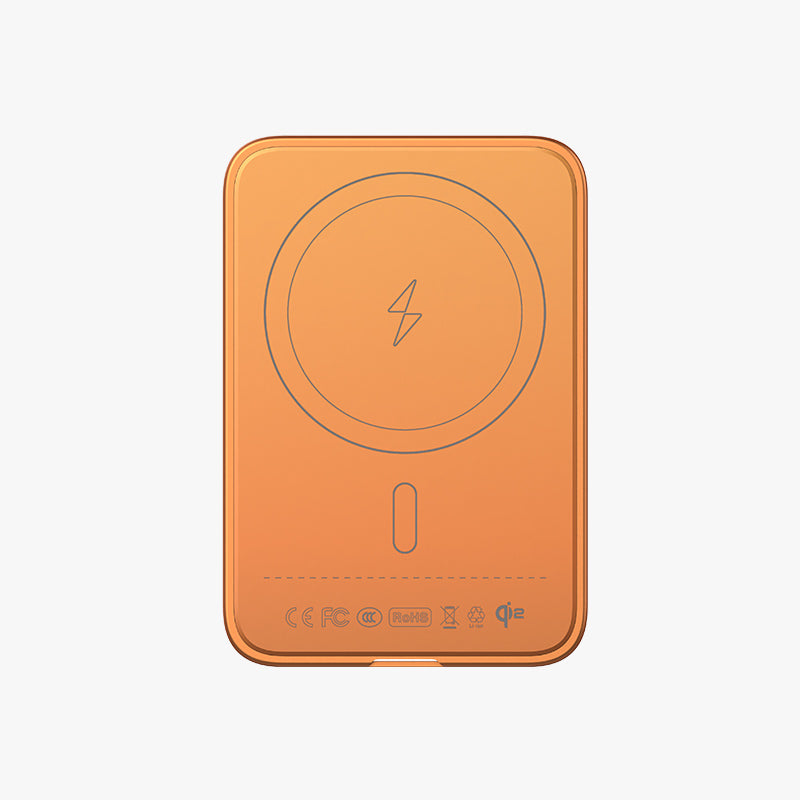 5000mAh Qi2.0 Metal Semi-Solid Battery Power Bank