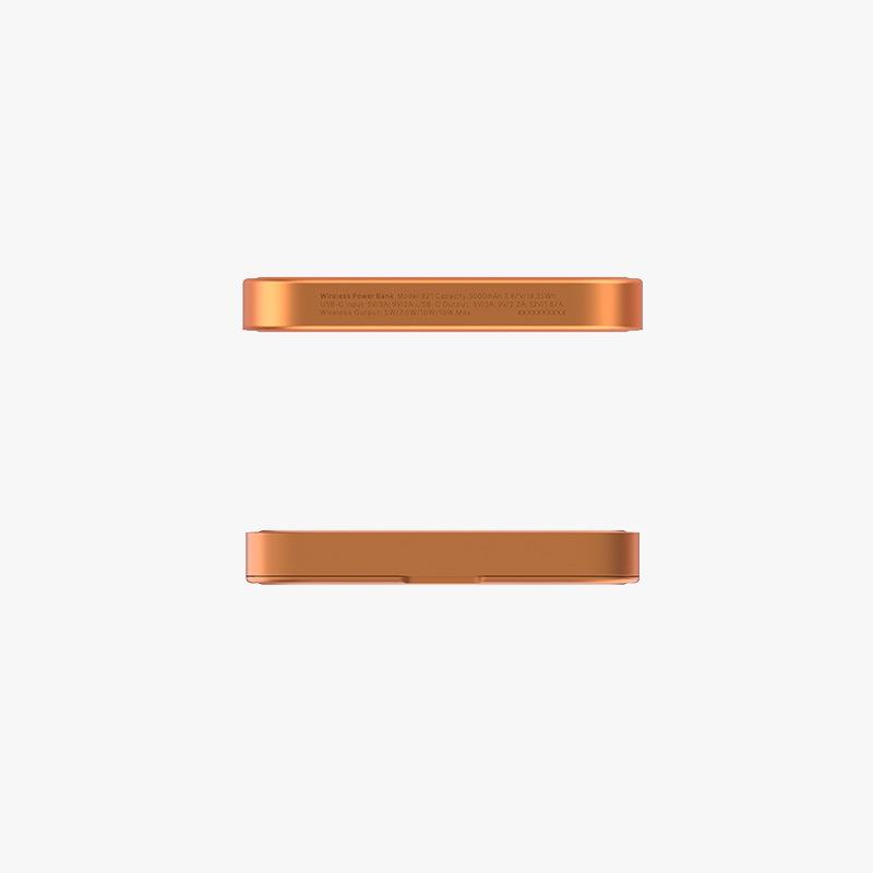 5000mAh Qi2.0 Metal Semi-Solid Battery Power Bank