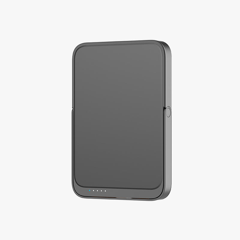 5000mAh Qi2.0 Metal Semi-Solid Battery Power Bank