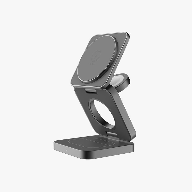 Mini Foldable Wireless Charging Station 3 in 1