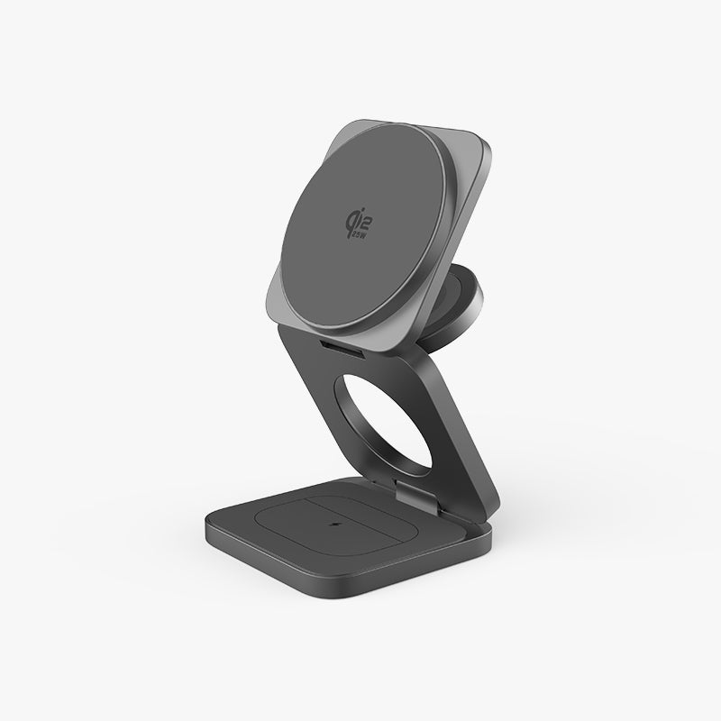 QI2.2 Portable Mini Wireless Charging station 3 in 1