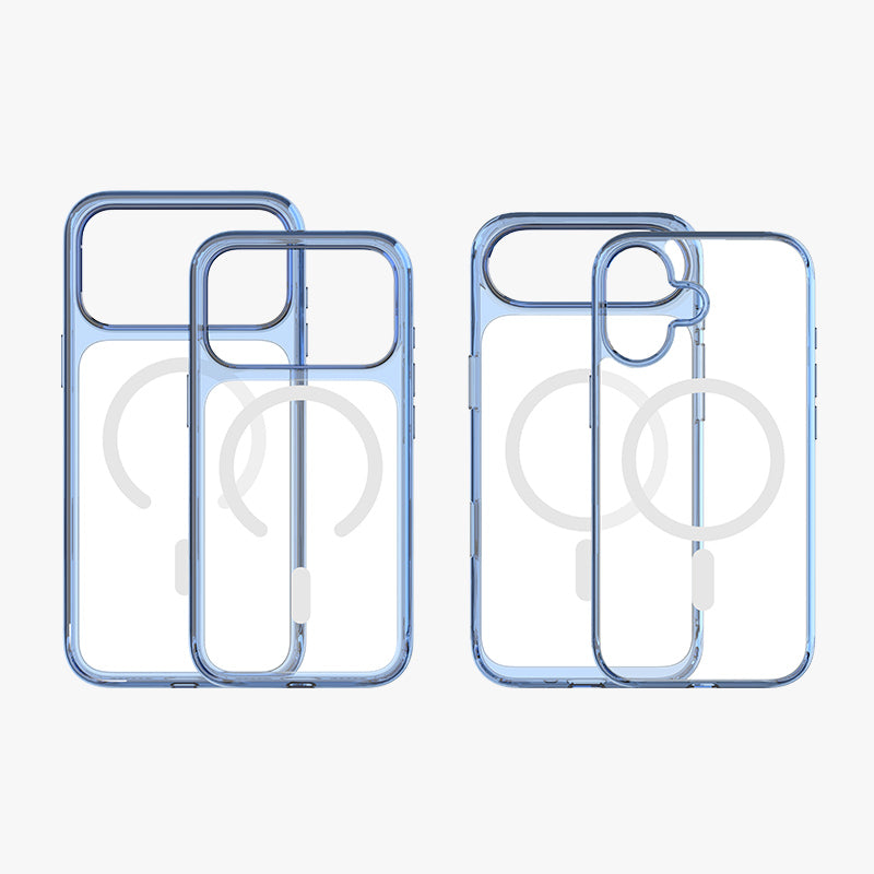 Transparent Coloful Case with Magnetic