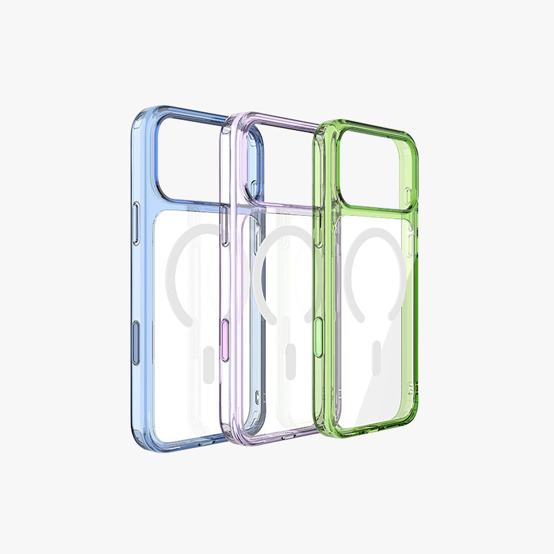 Transparent Coloful Case with Magnetic